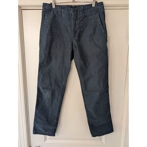 Incotex Slacks Mens 31 Slim Fit Chino Pants Dark Blue Cotton Twill Trousers